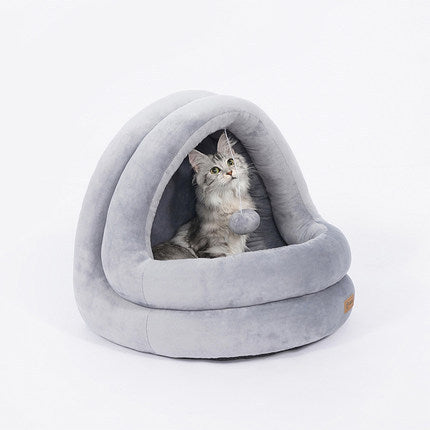 Cozy Pet Cave Bed