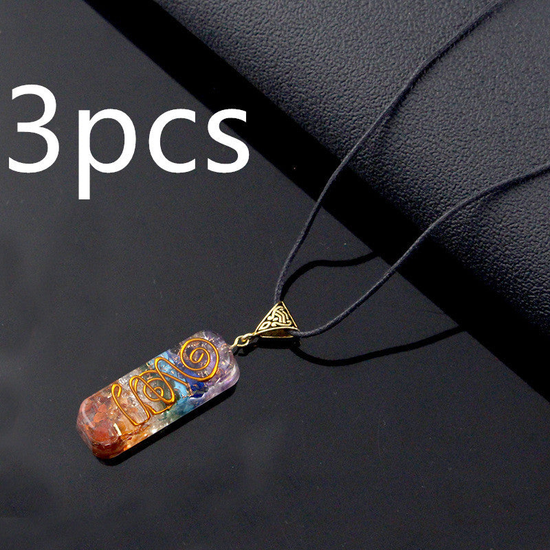 Orgone Energy 7 Chakra Healing Pendant