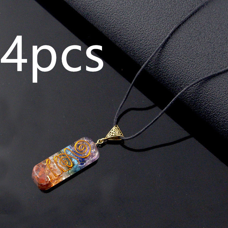 Orgone Energy 7 Chakra Healing Pendant