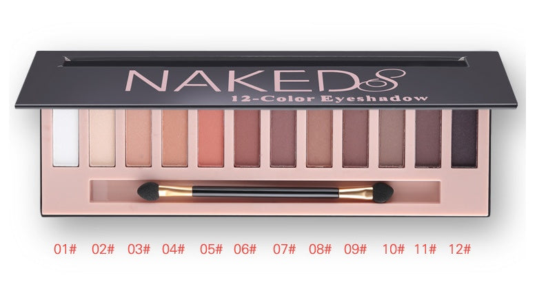Naked 12 Color Eyeshadow Palette (Pearl & Inferior)