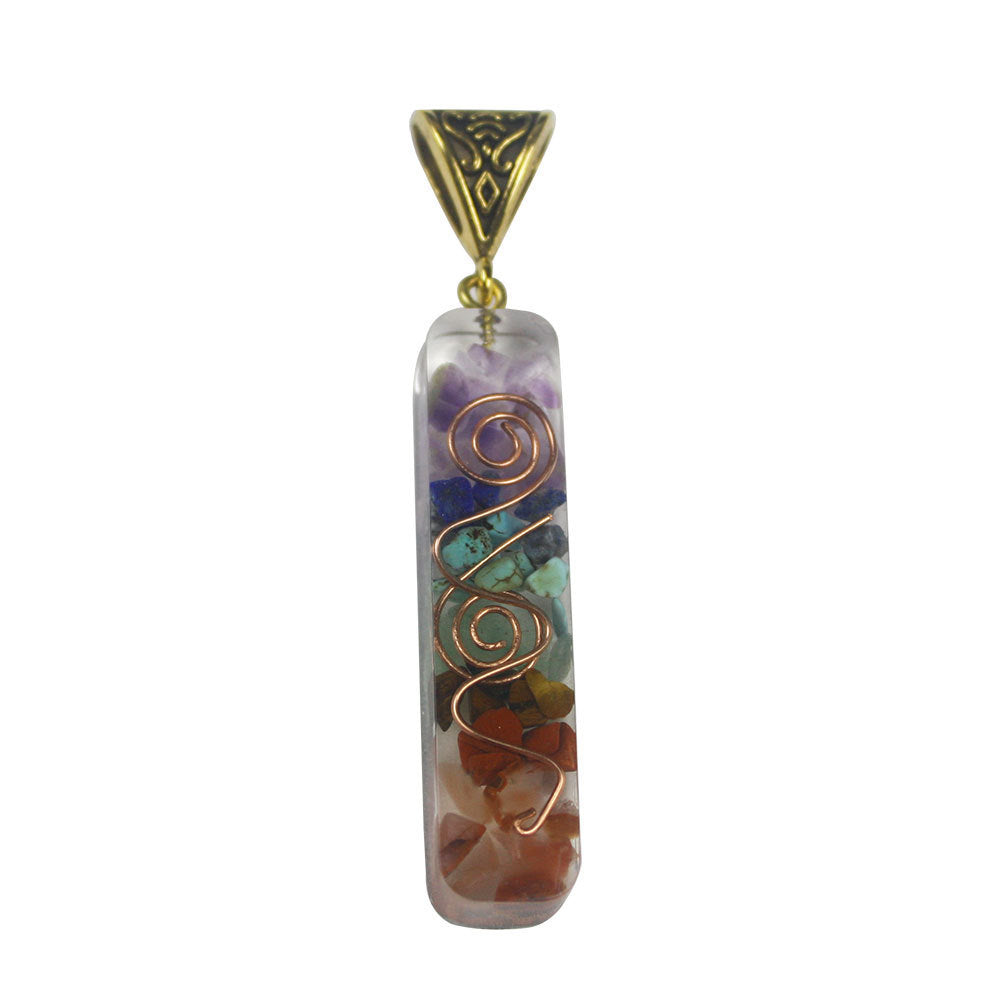Orgone Energy 7 Chakra Healing Pendant
