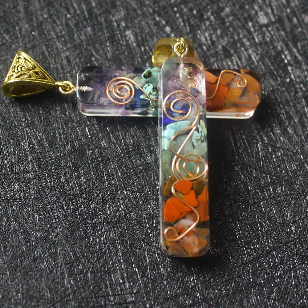 Orgone Energy 7 Chakra Healing Pendant