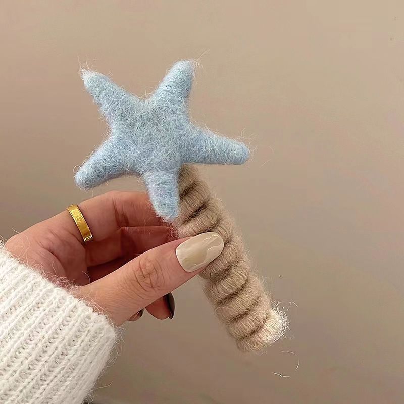 Cute Braided Hair Phone Line Hair Ring