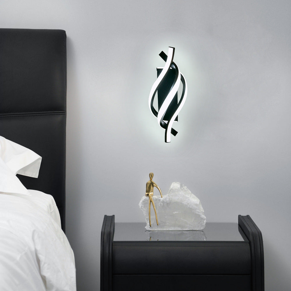 Modern Swirl Wall Light
