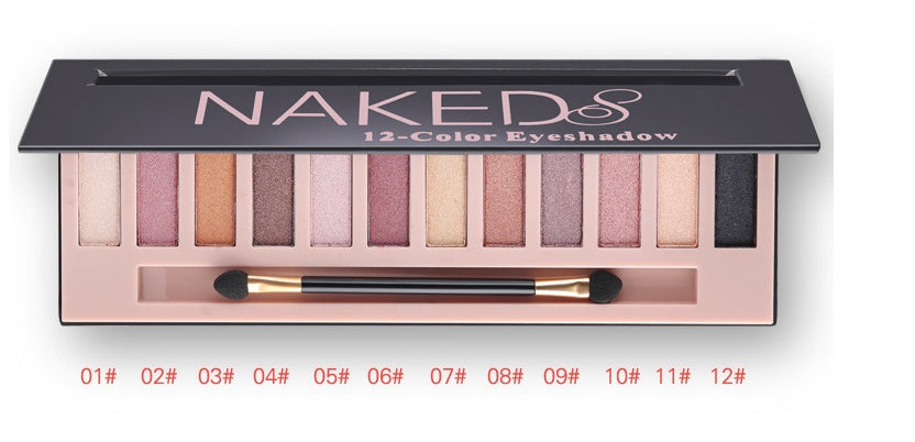 Naked 12 Color Eyeshadow Palette (Pearl & Inferior)
