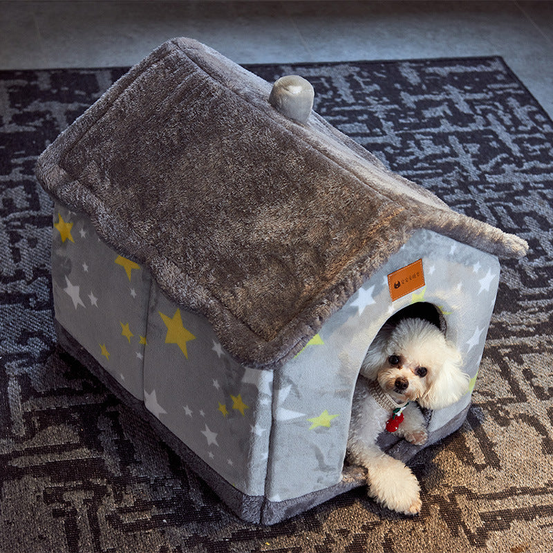 Pet Comfy House Bed