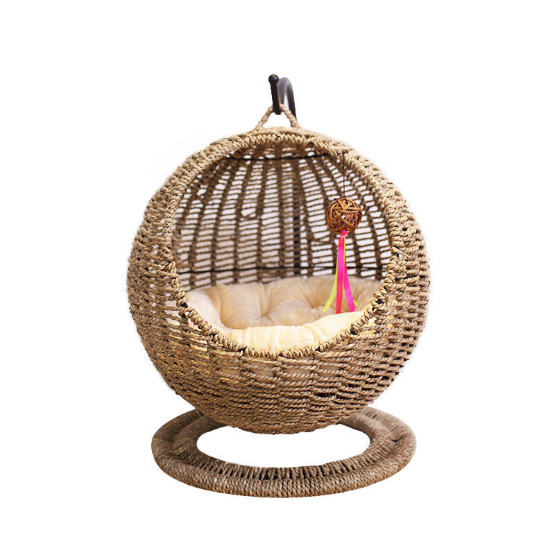 Woven Hanging Cat Bed
