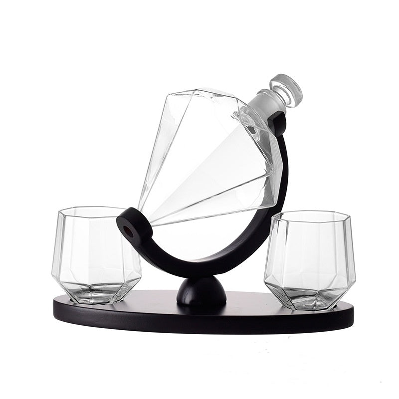 Diamond Whiskey Decanter Set