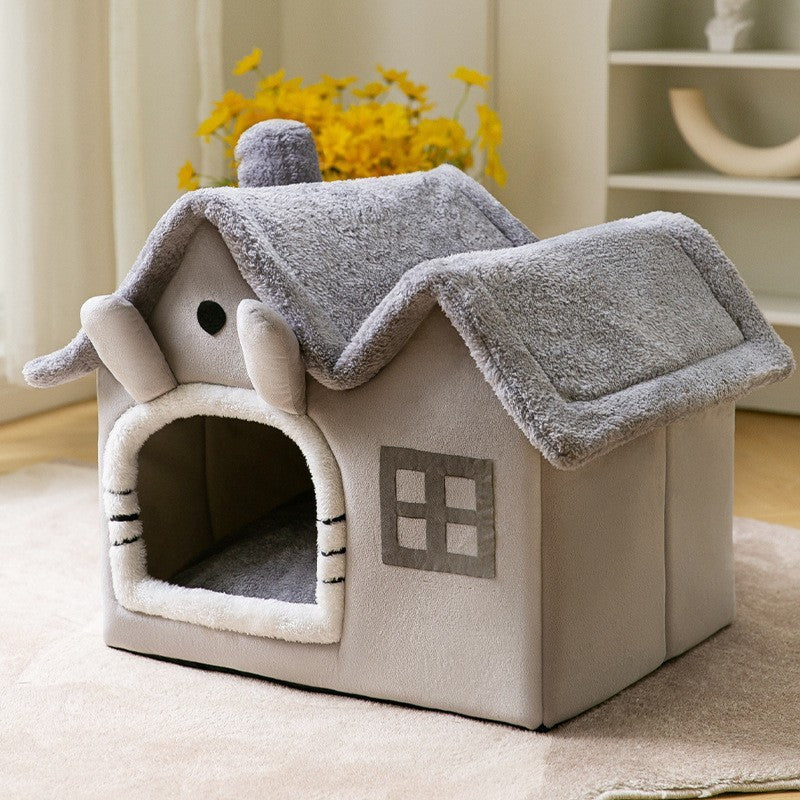 Pet Comfy House Bed