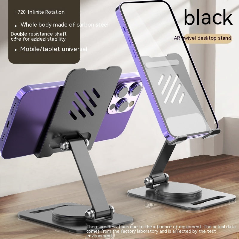 Rotating Metal Desk Mobile Phone Holder Stand