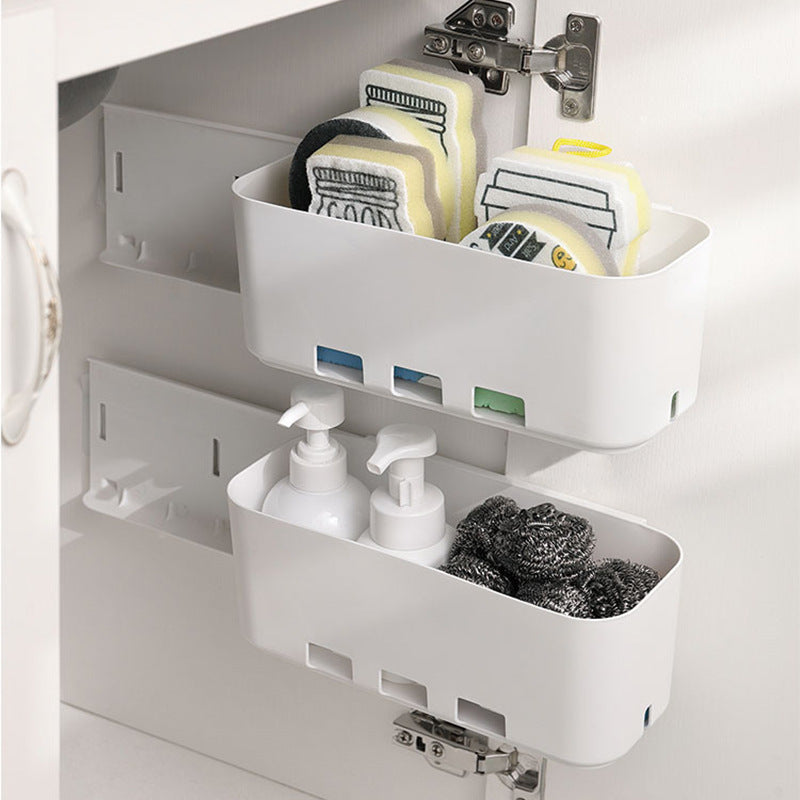Kitchen Cabinet Retractable Storage Rack Drawer