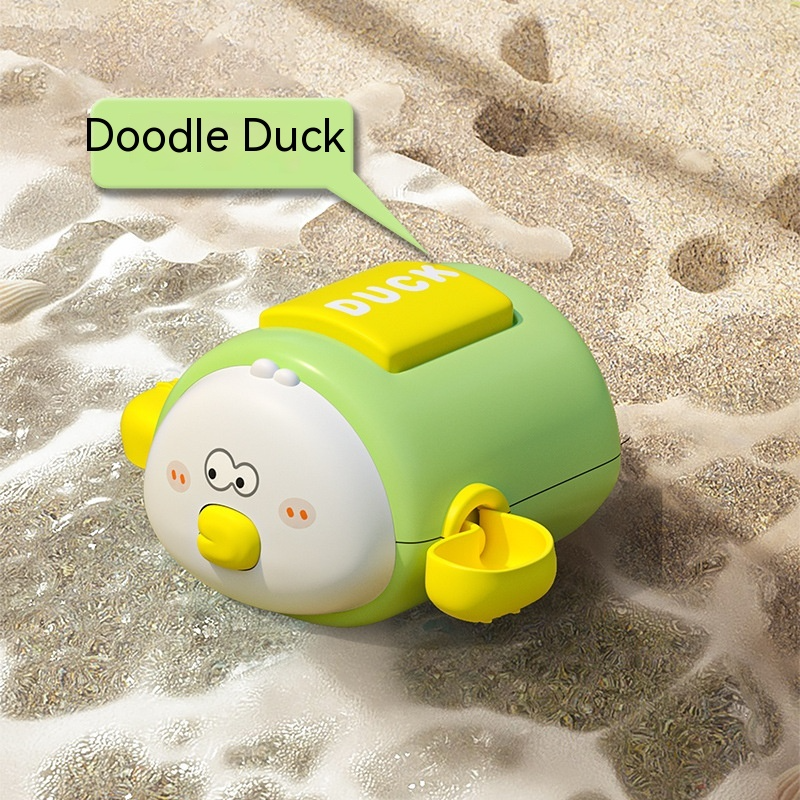 Buddy the Toy.  Cartoon Clockwork Bath Water Toy