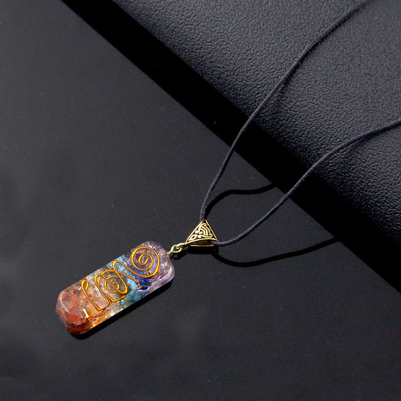 Orgone Energy 7 Chakra Healing Pendant