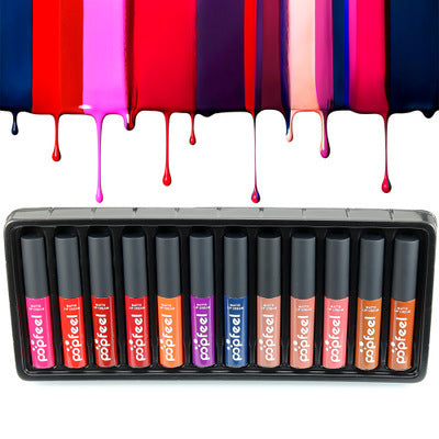 Popfeel 12 Colors Matte Lip Gloss Set
