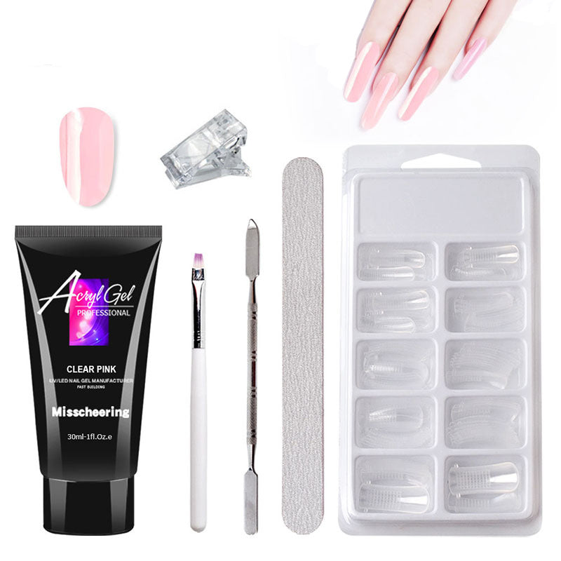 Gleevia Professional Poly Extension Gel Dual Nail Flat
