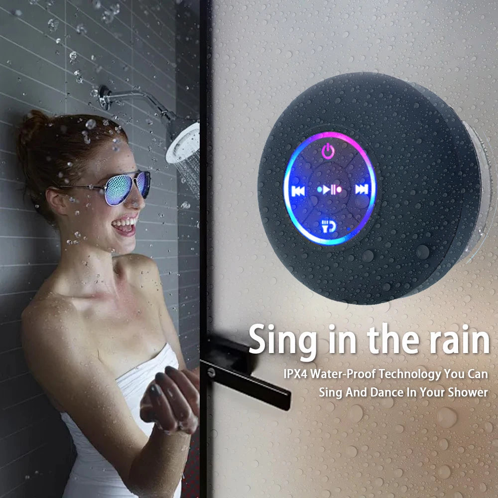 Sing in the rain IPX4 Water-Proof Technology You Can Sing And Dance In Your Shower
