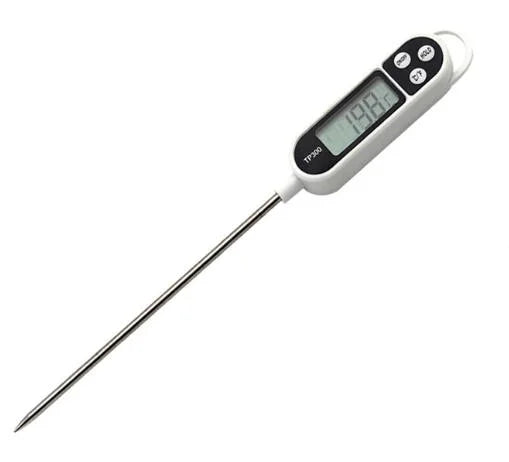 Food Thermometer Digital Meat Cooking Thermometer Instant Read Long Probe Auto Off LCD Screen Kitchen