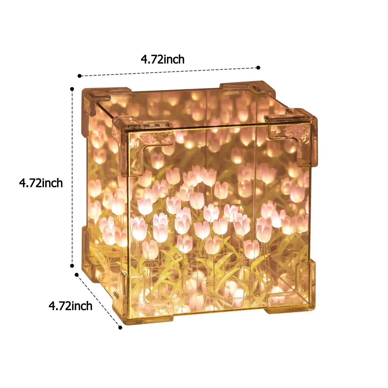 Tulip 3D Mirror Cube Lamp