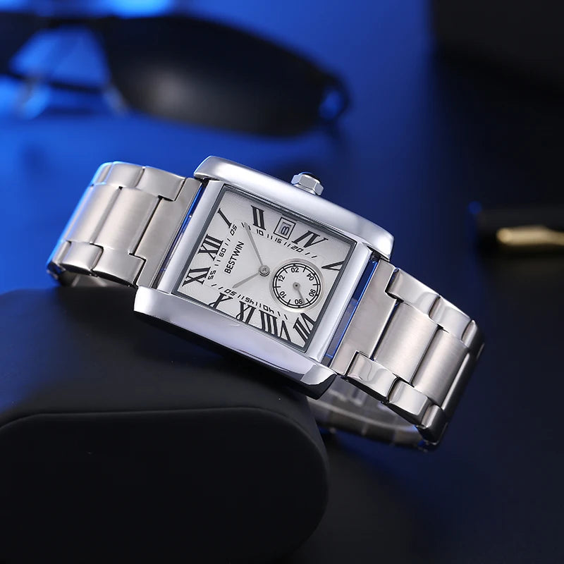 Bestwin Rectangular Gold Elegance Watch