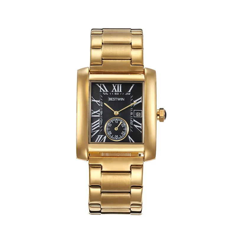 Bestwin Rectangular Gold Elegance Watch