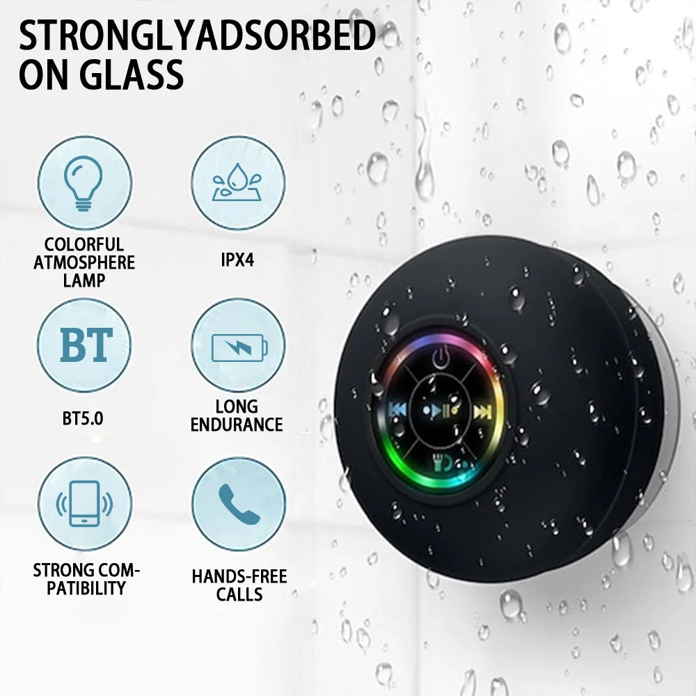 Sing in the rain IPX4 Water-Proof Technology You Can Sing And Dance In Your Shower