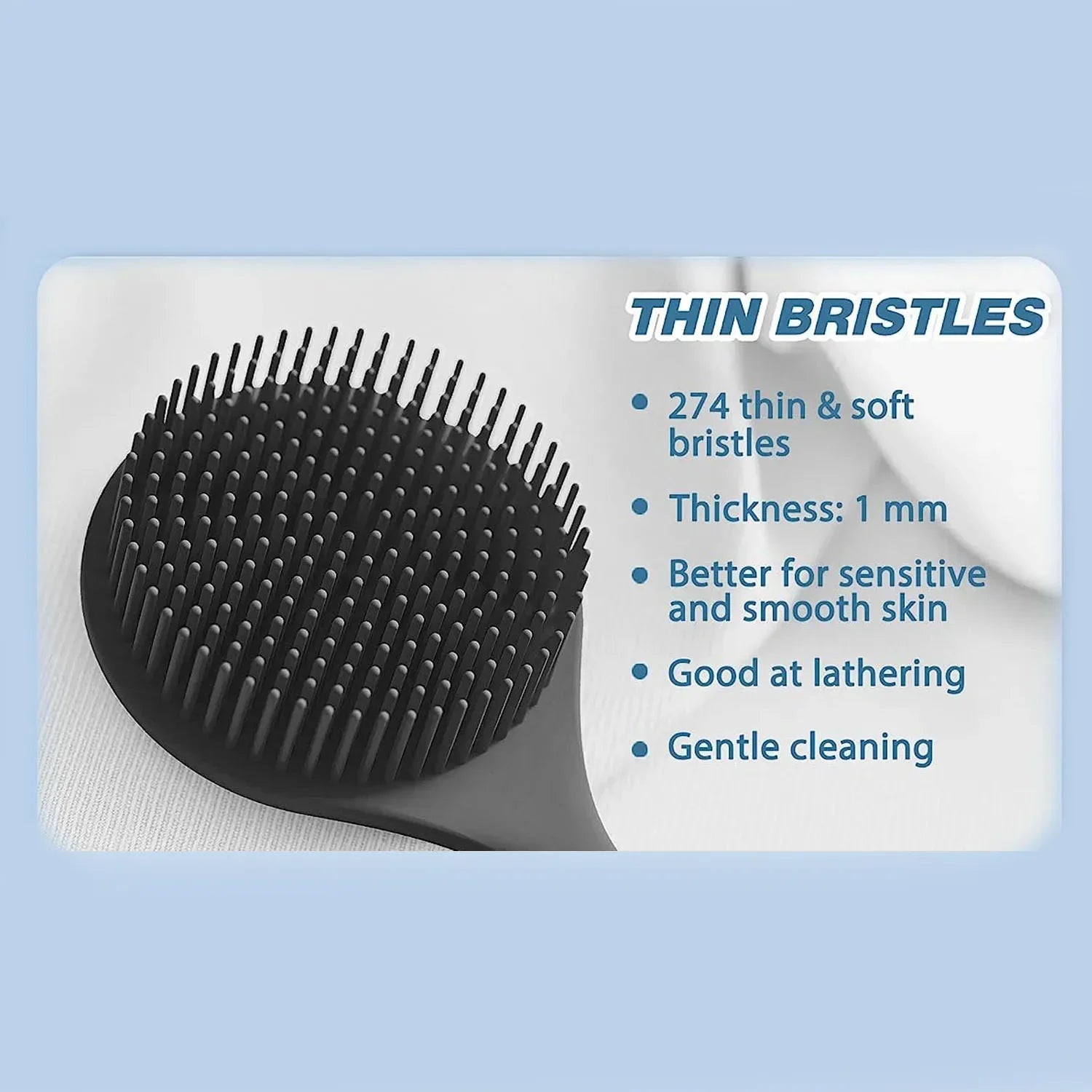 2-in-1 Silicone Bath Brush