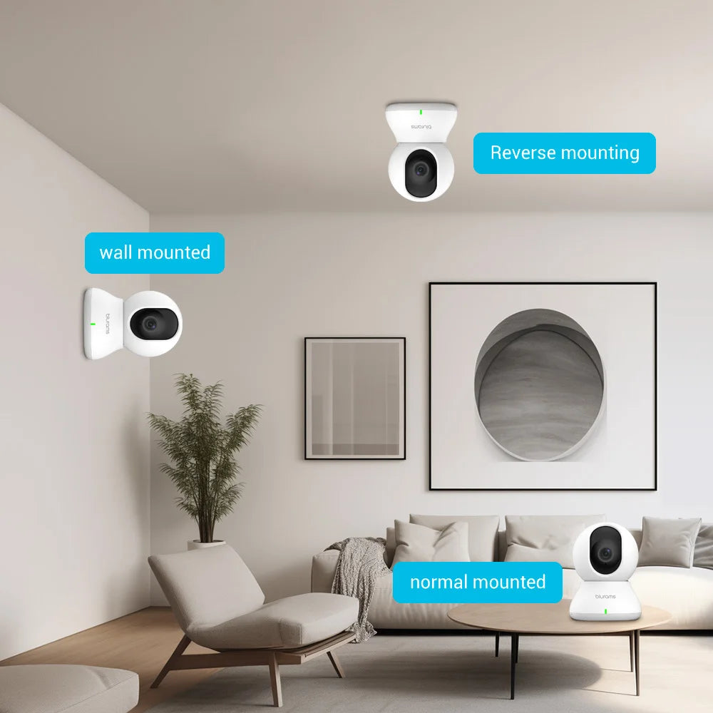 Blurams 2K 360° WiFi Indoor Security Camera