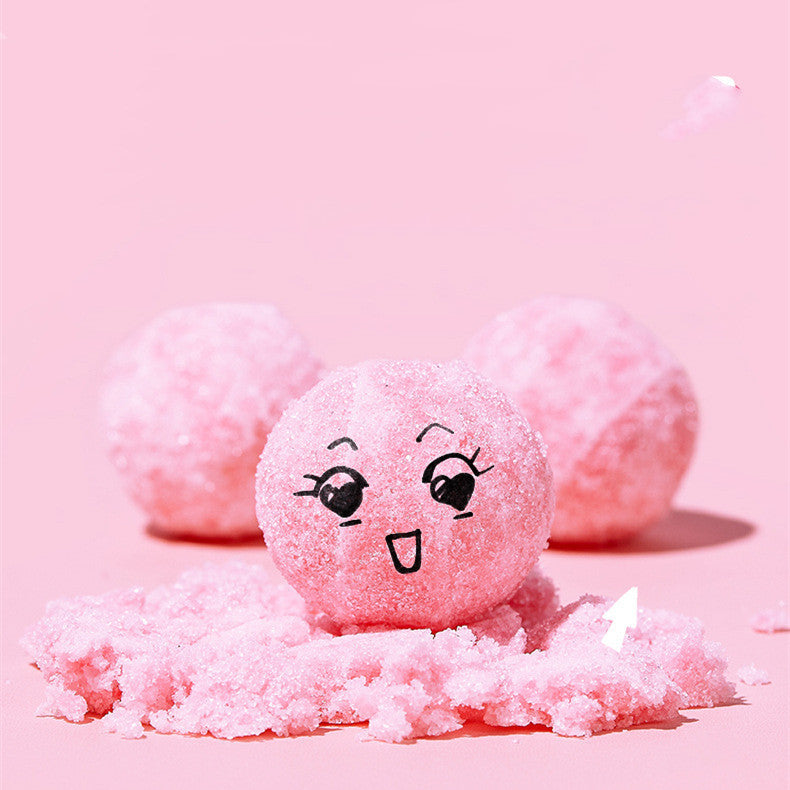 Peach Ball Bath And Body Scrub