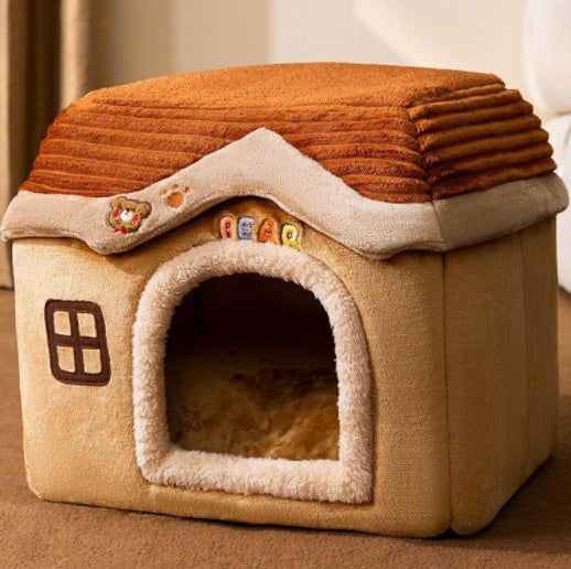 Pet Comfy House Bed