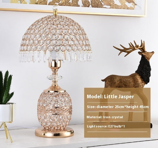 Mermaid Crystal Table Lamp